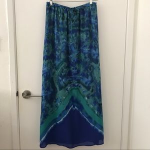 Madison Marcus tie dye maxi skirt