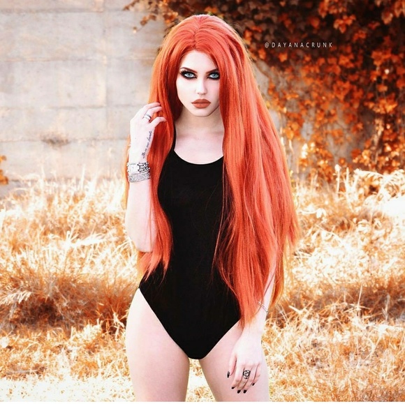Orange Beauty LaceFront Wig 24-38 inches!!