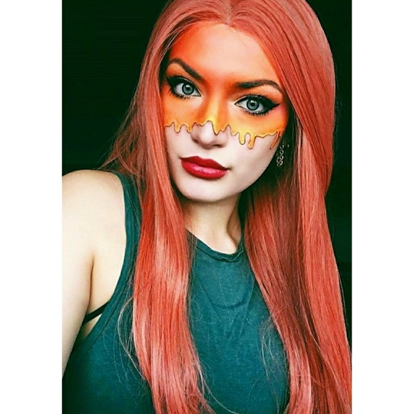 Orange Beauty LaceFront Wig 24-38 inches!! main image 7