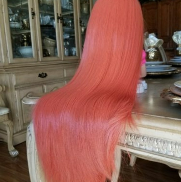 Orange Beauty LaceFront Wig 24-38 inches!! main image 4