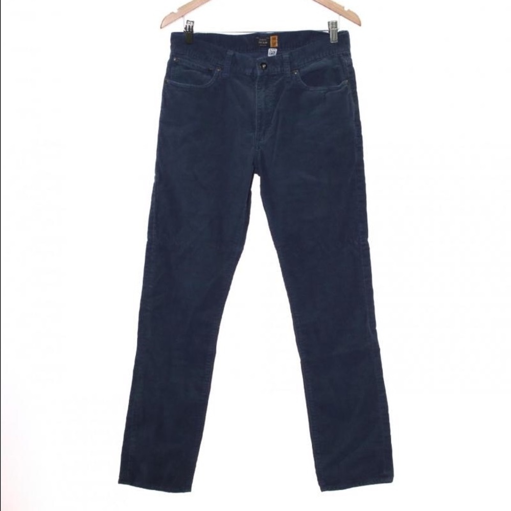 Men's J Crew 484 Slim Corduroy Pants Sz 30/32