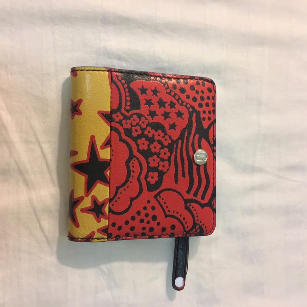 Marc Jacobs Landscape Billfold Wallet Aurora red