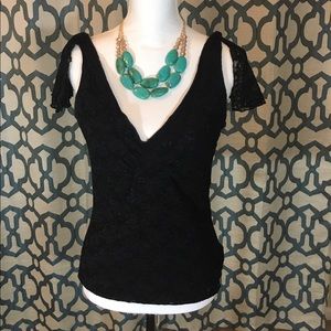 Black Lace Top