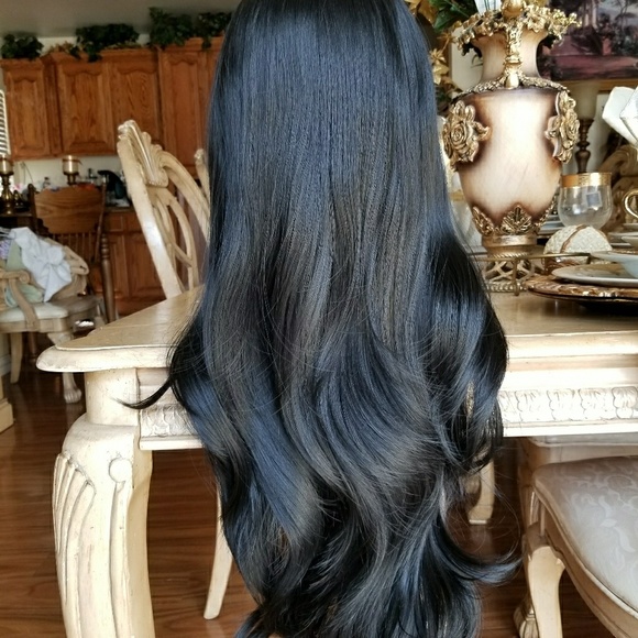Black Beauty LaceFront Wig 24-28 inches!! main image 4
