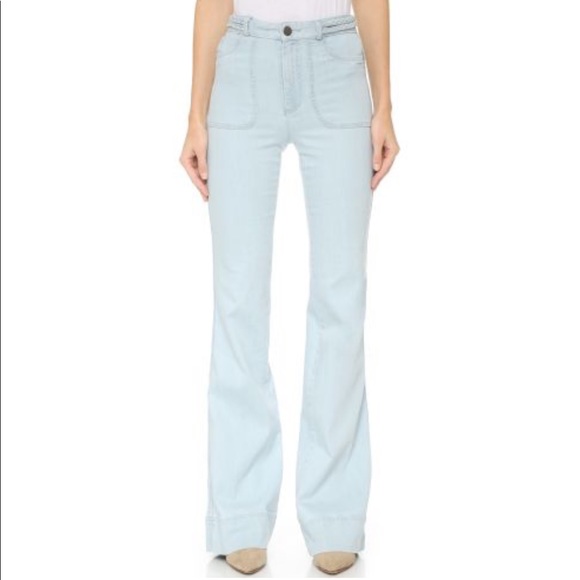 alice and olivia wide leg jeans