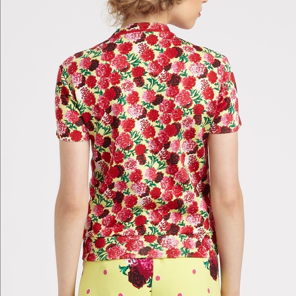 Marc Jacobs Resort 2013 Floral Knit Top S - Picture 3 of 3