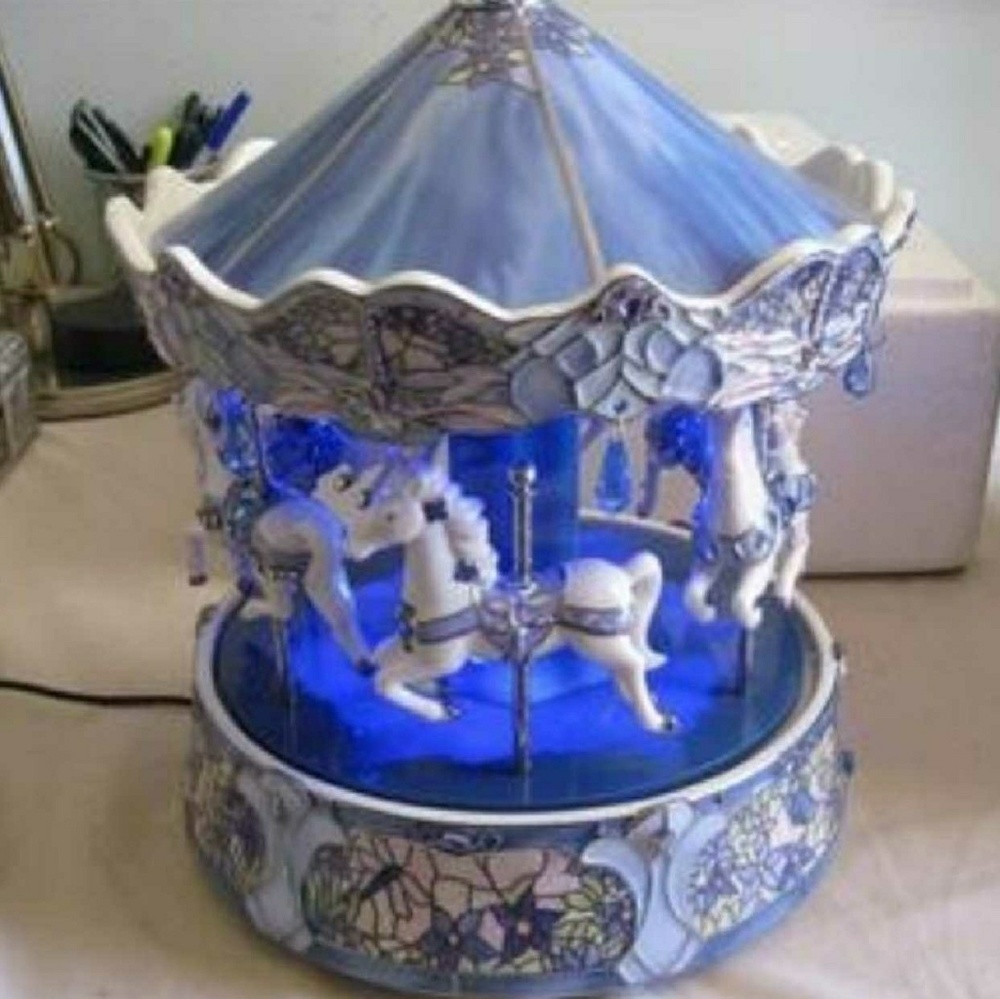Dream Dancers Tiffany Stained Glass Carousel?