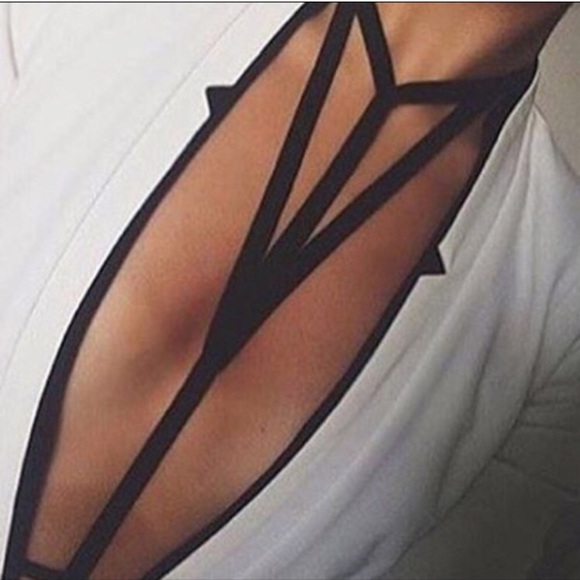 ❣Sale! "Sydney" Strappy Black Body Harness - Picture 2 of 4