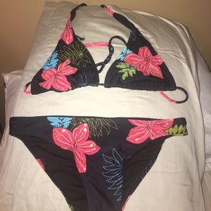 Sequin flower bikini