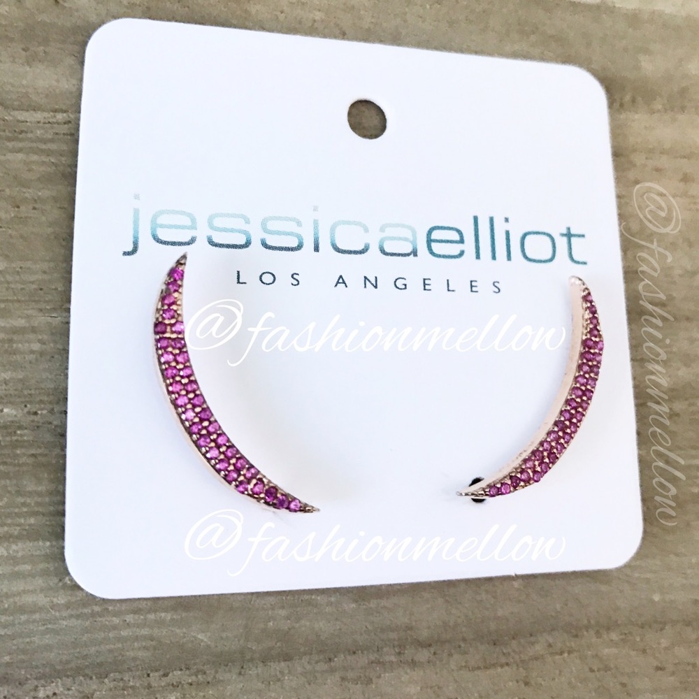 Gemstone ear climbers