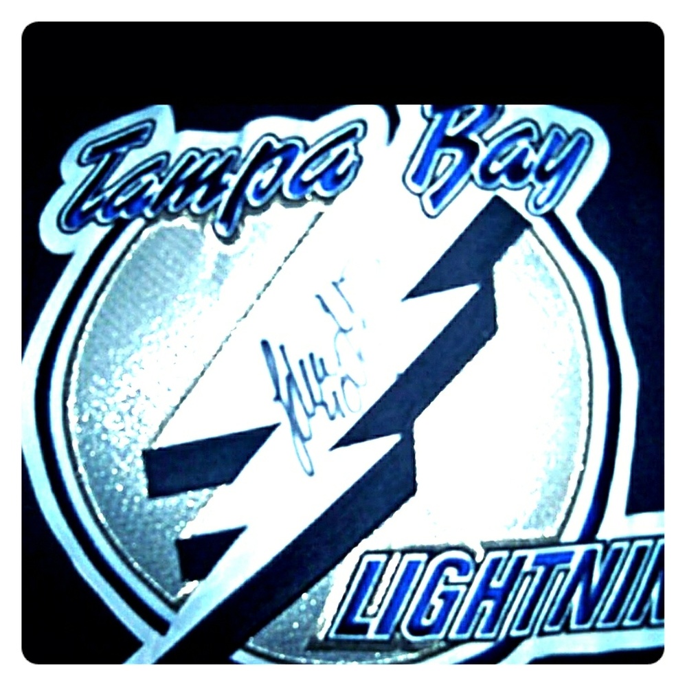 Autographed Brand New, Tampa Bay Lightning Jersey
