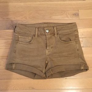 Khaki AEO shorts