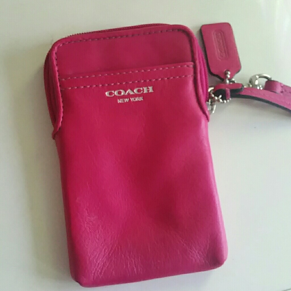 Coach wristlet/card carrier