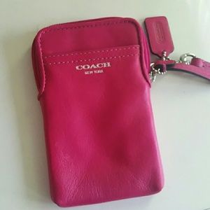 Coach wristlet/card carrier