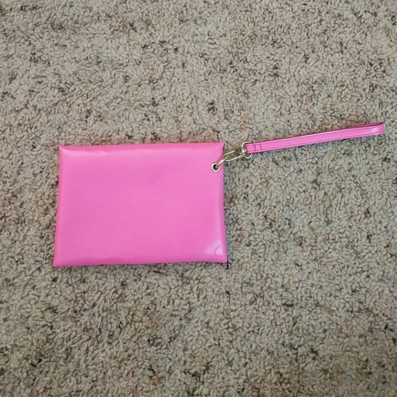 Hot pink BCBG bcbgmaxazria envelope clutch - Picture 3 of 3
