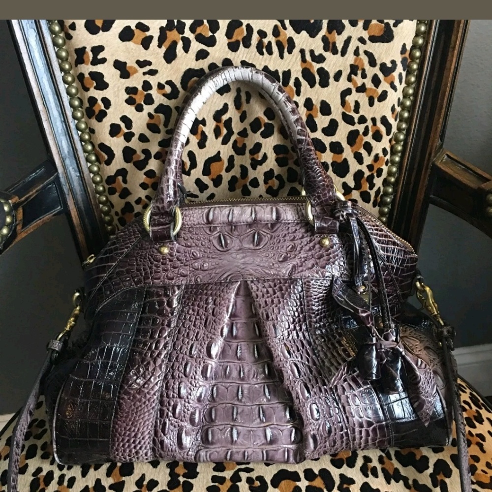 Brahmin Louise Rose Purple Ombre