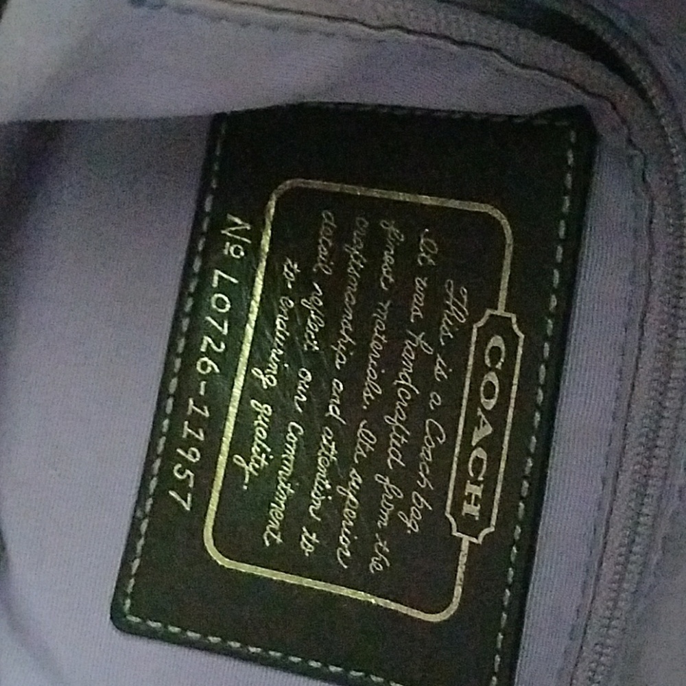 Authentic Coach Bag - image 3