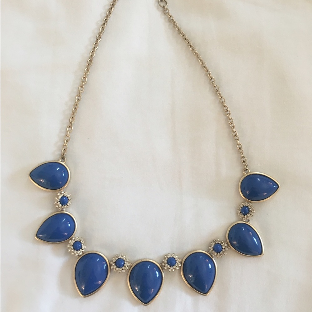 J Crew blue necklace