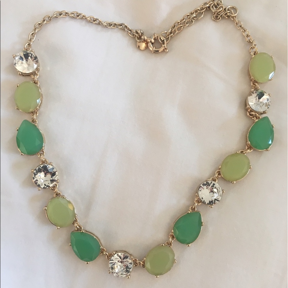 J Crew Green necklace