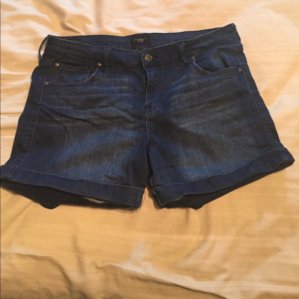 Cute dark blue denim shorts from Celebrity Pink ❤️