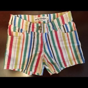 Mini Boden shorts, size 6