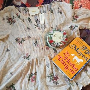 Anthropologie orchid island top