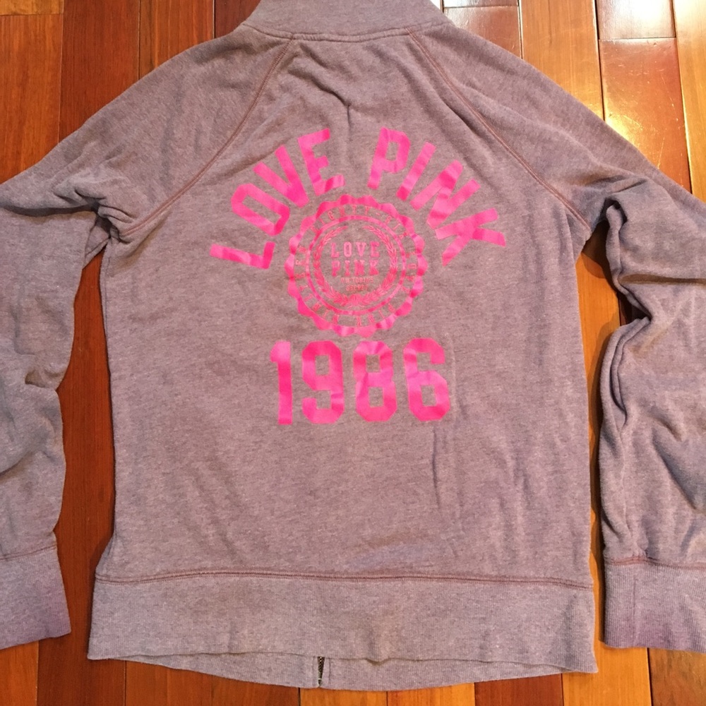 PINK Victoria Secret Purple & Pink Track Jacket!