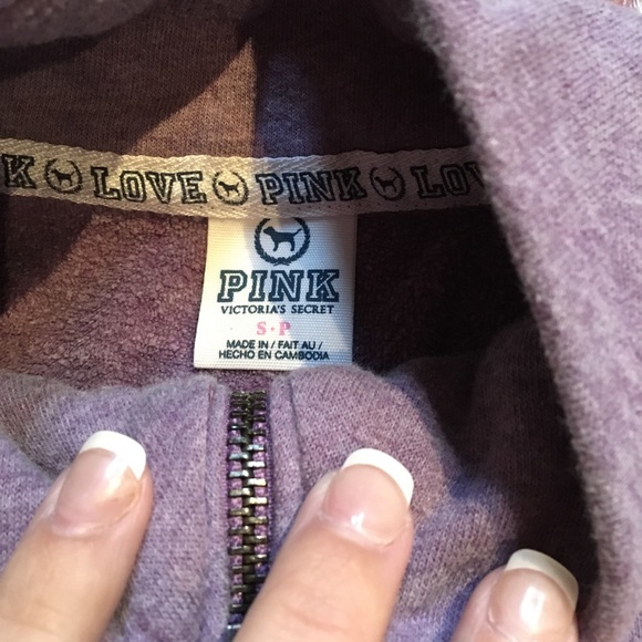 PINK Victoria Secret Purple & Pink Track Jacket! - Picture 5 of 6