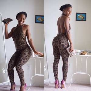 GoJane Metallic Halter BodySuit