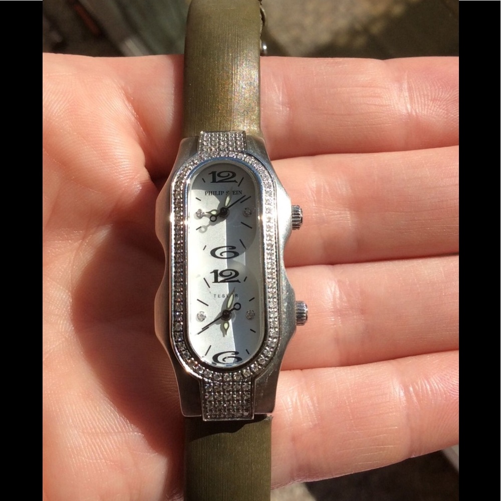 Phillip Stein Teslar Mini Diamond Watch