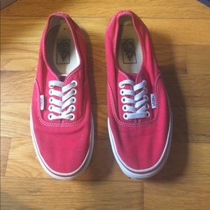 Red Vans