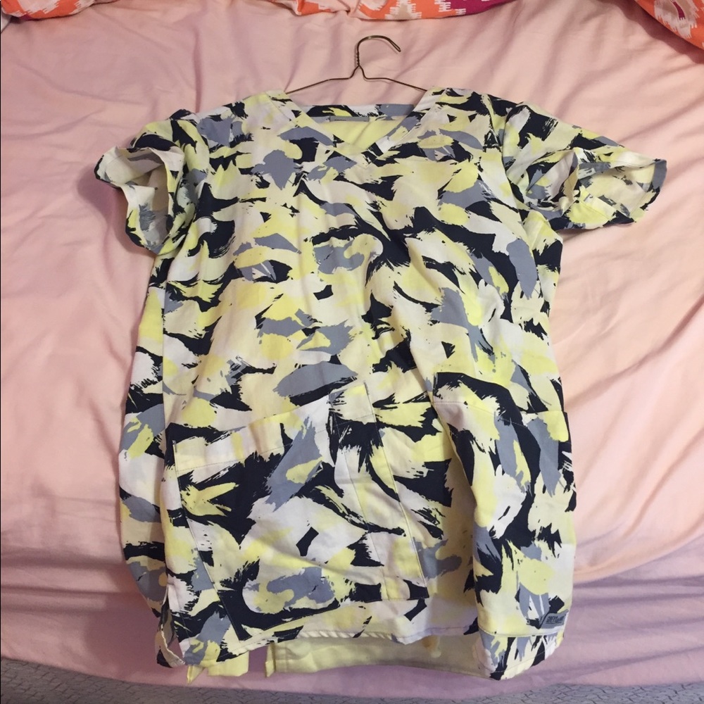 Greys anatomy scrubs set size S top Size XS bottom