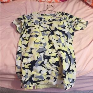 Greys anatomy scrubs set size S top Size XS bottom