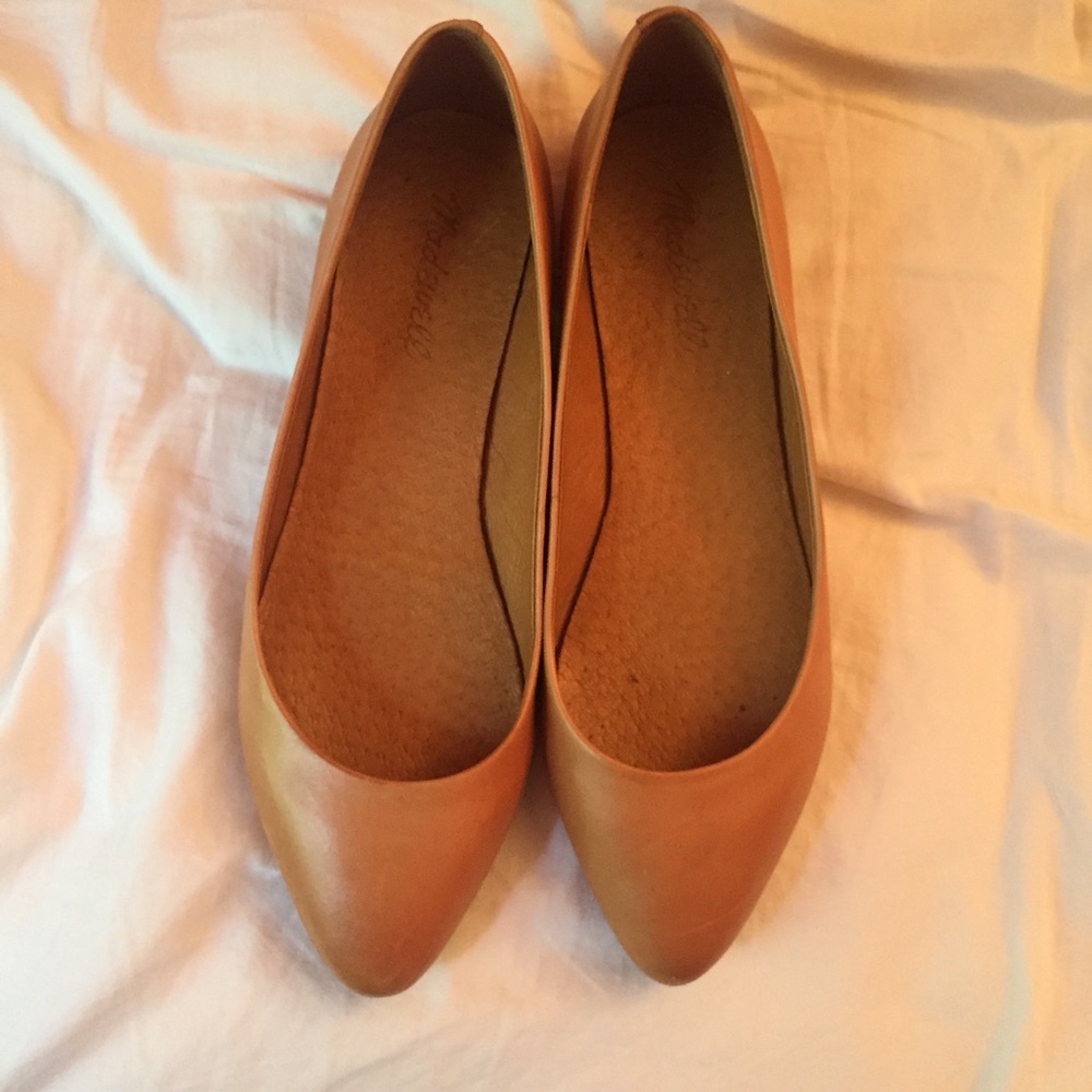 Madewell Sidewalk Skimmer flats - Warm Sand