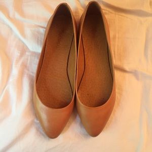 Madewell Sidewalk Skimmer flats - Warm Sand