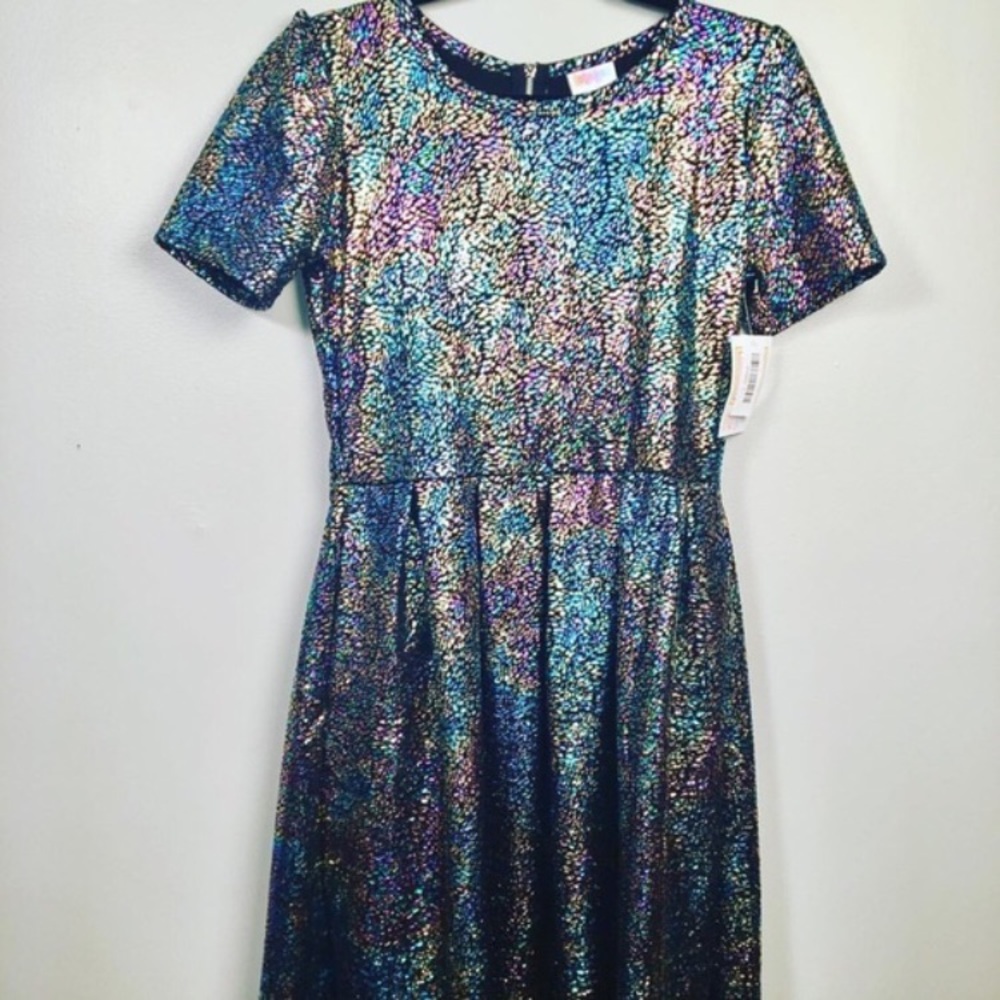 Lularoe Medium Nicole mermaid print NWT