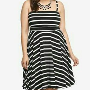 Torrid strapless dress