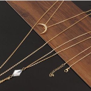 Gold body chain with Moon 🌙