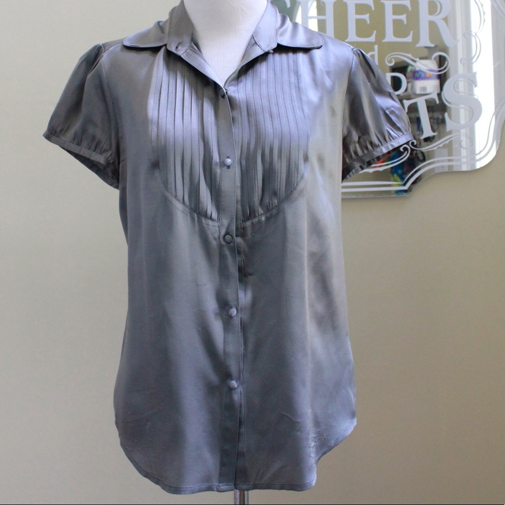 Silver blouse