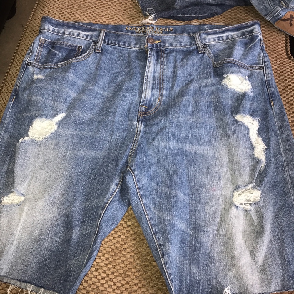 Men's jean shorts