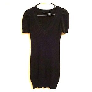 Black Dress-Angora Rabbit Hair