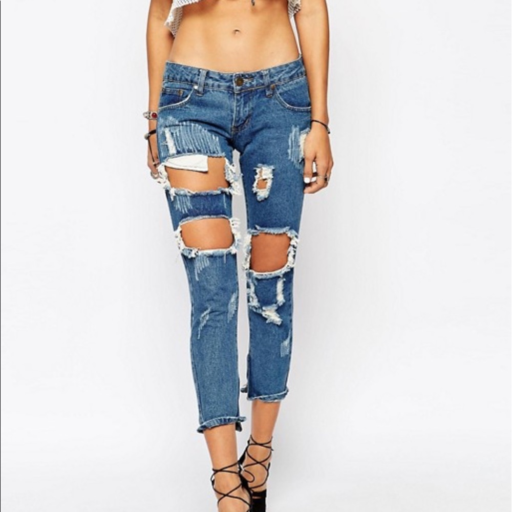 Liquor and Poker low rise skinny jeans