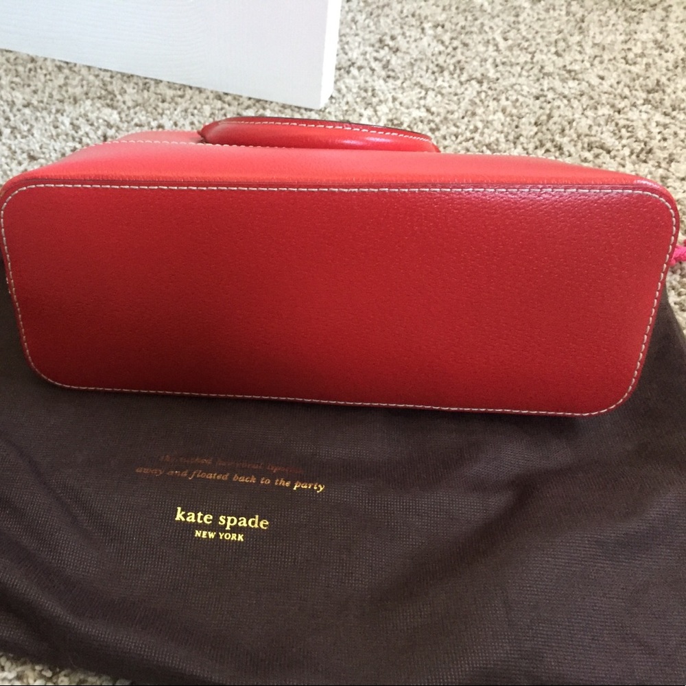 kate spade Red Leather Shoulder bag - Picture 4 of 6