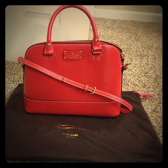 kate spade Red Leather Shoulder bag - Picture 2 of 6