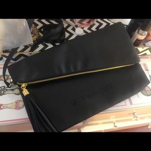 Givenchy VIP Bag Black Gold CrossBody Clutch purse