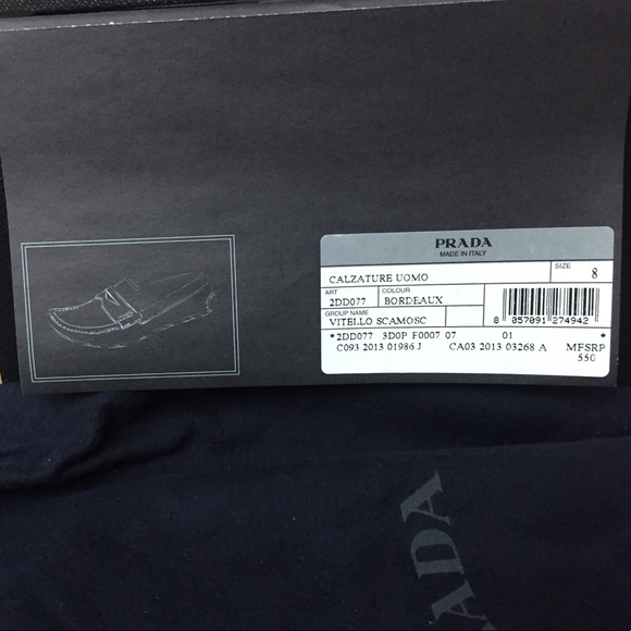 Prada Shoes || Vitelli Scamosc Loafers