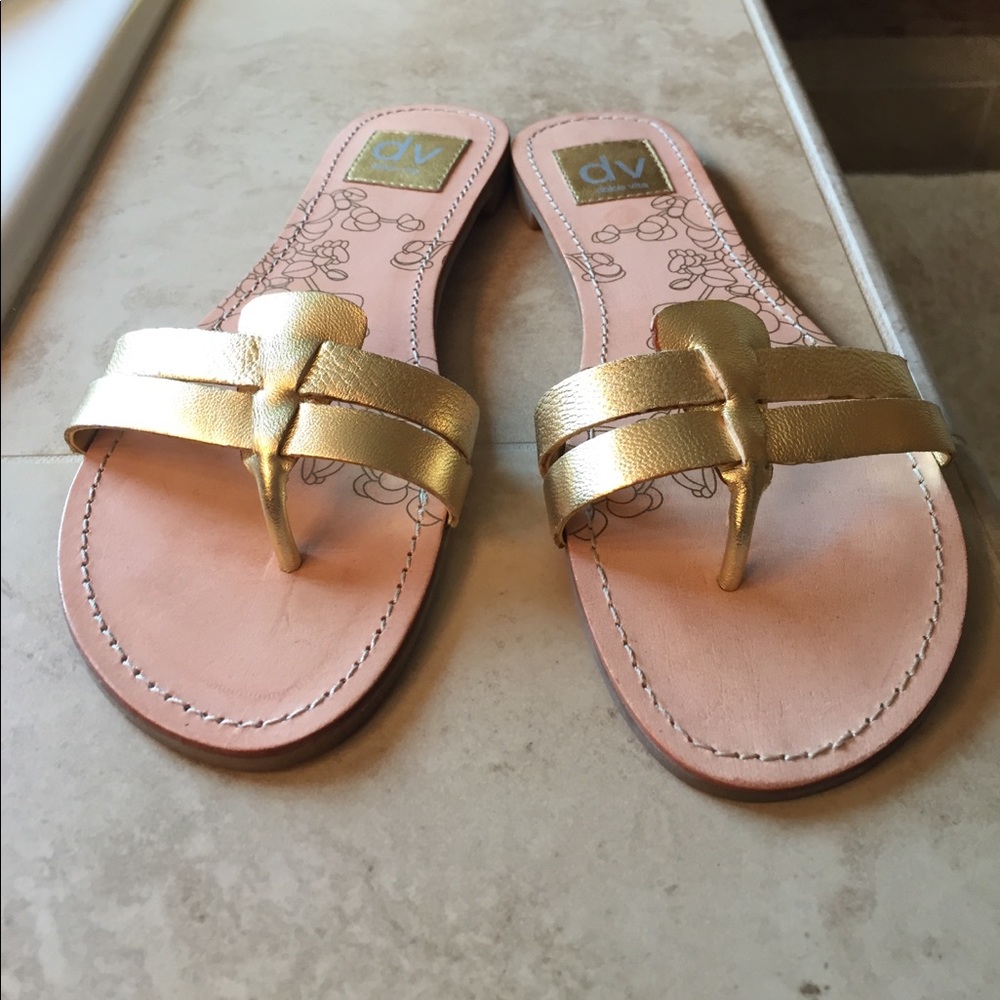 Gold Sandals by Dolce Vita