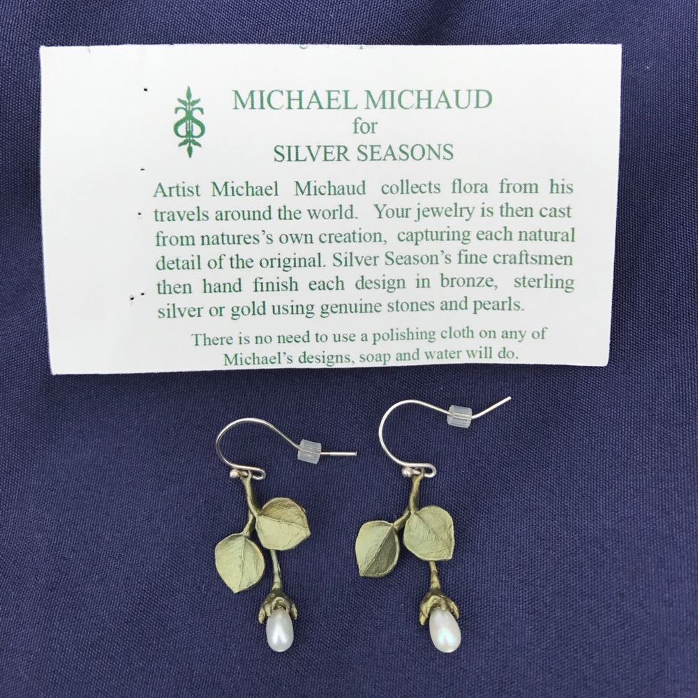 Pearl earrings