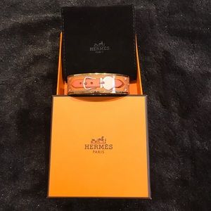 Hermes Printed Enamel Wide Bracelet *NEW*