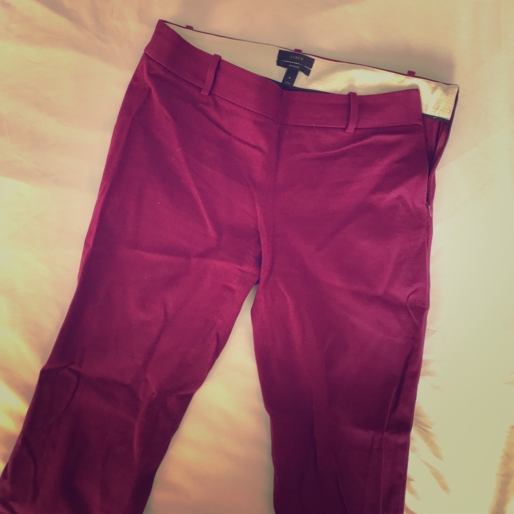 J Crew Minnie Pants size 4